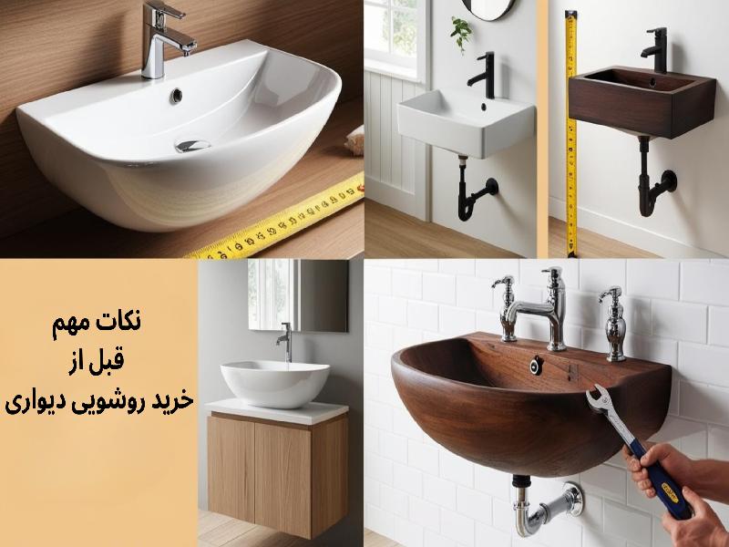 ۵ نکته مهم قبل از خرید روشویی دیواری