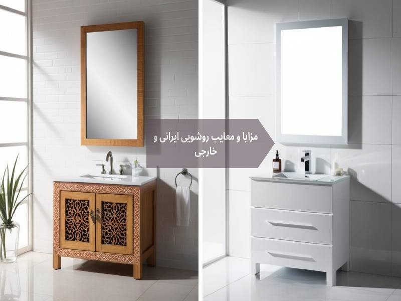 روشویی داخلی و خارجی