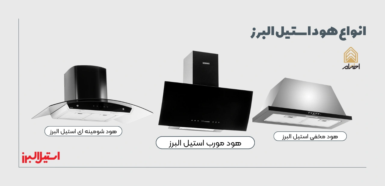 انواع هود استیل البرز