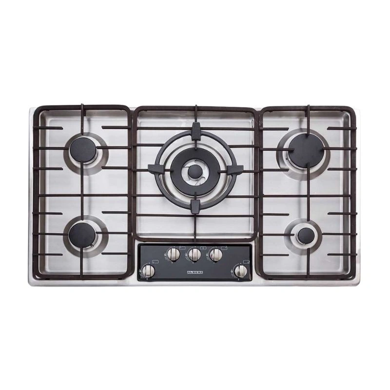 خرید اجاق گاز رومیزی پنج شعله‌ مدل S-5901 استیل البرز