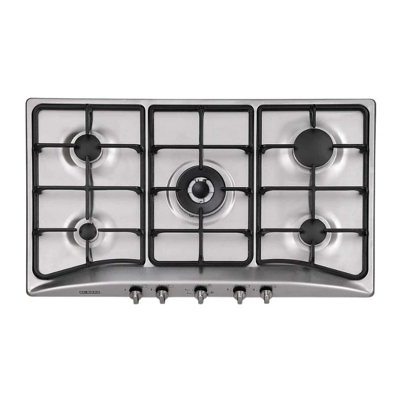 اجاق گاز رومیزی پنج شعله‌ مدل S-5904 استیل البرز